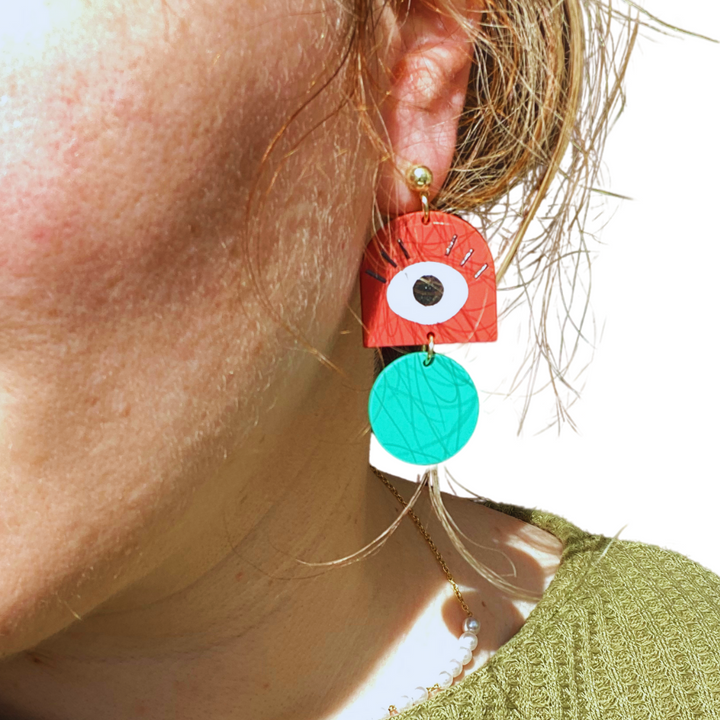 Alki Beach BOUCLES D'OREILLES POLYMÈRE
