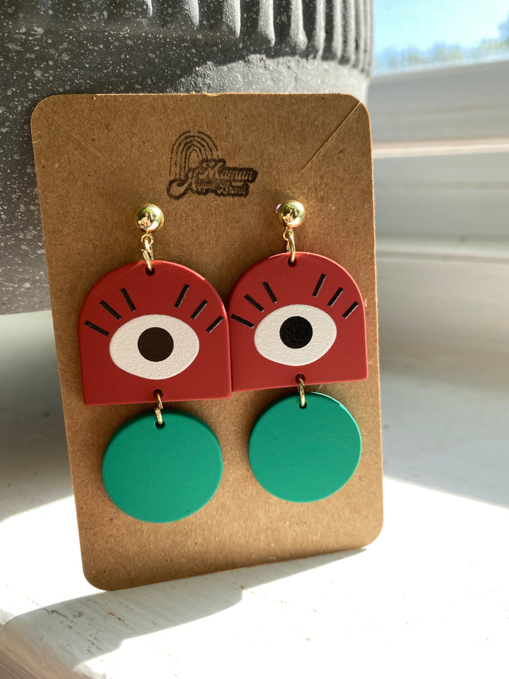 Alki Beach BOUCLES D'OREILLES POLYMÈRE